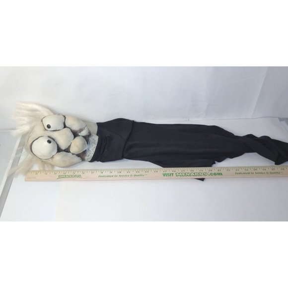 Vintage Mario Chiodo 2003 Rubber Mask Big Crazy Eyes & Wild White Hair - Old Man - Picture 4 of 6